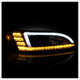 Sequential LED Turn Signal Lights Black Projector Headlights <br>08-19 Peterbilt 325, 07-20 330, 05-10 330, 10-20 337
