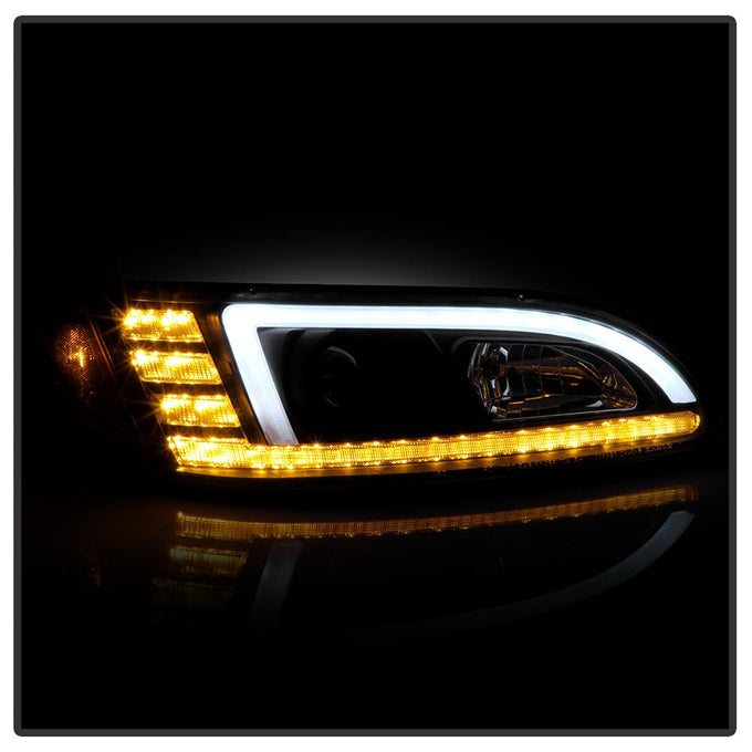 Sequential LED Turn Signal Lights Black Projector Headlights <br>08-19 Peterbilt 325, 07-20 330, 05-10 330, 10-20 337