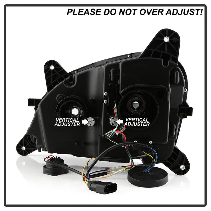 Sequential LED Turn Signal Lights Black Projector Headlights <br>13-19 Peterbilt 579 11-18 Peterbilt 589