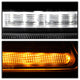 Sequential LED Turn Signal Lights Black Projector Headlights <br>13-19 Peterbilt 579 11-18 Peterbilt 589