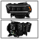 Black High Power LED Module ( Low Beam ) Equipped Headlights <br>19-22 Ram 2500 3500