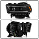 Sequential LED Turn Signal Lights Black Projector Headlights <br>19-22 Ram 2500 3500