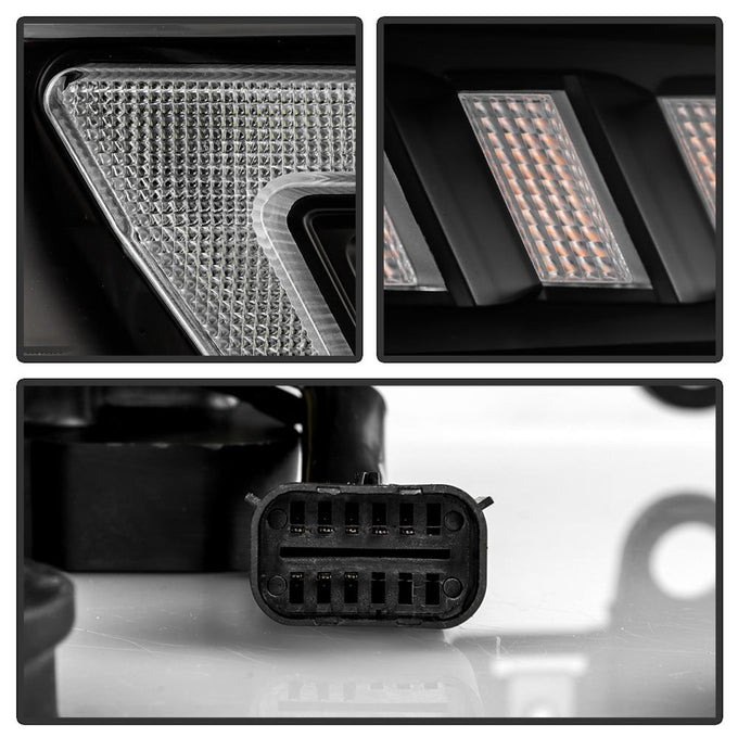 Sequential LED Turn Signal Lights Black Projector Headlights <br>19-22 Ram 2500 3500