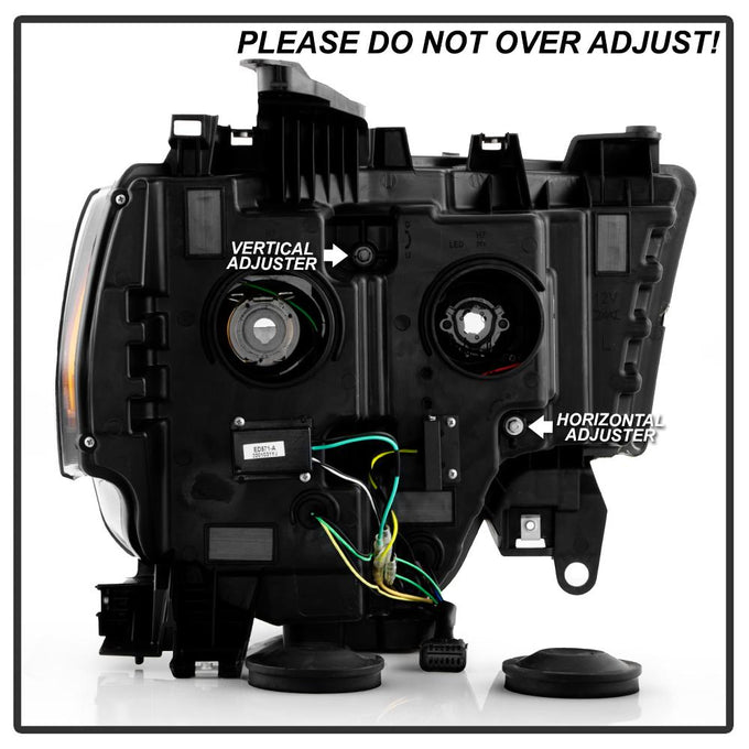 Sequential LED Turn Signal Lights Black Projector Headlights <br>19-22 Ram 2500 3500