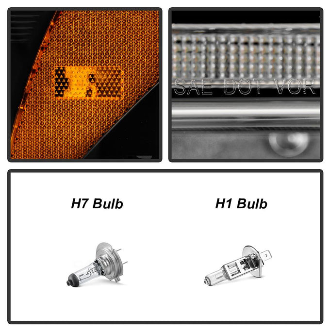 Sequential LED Turn Signal Lights Black Projector Headlights <br>20-22 Ford F-250 Super Duty F-350 Super Duty F-450 Super Duty