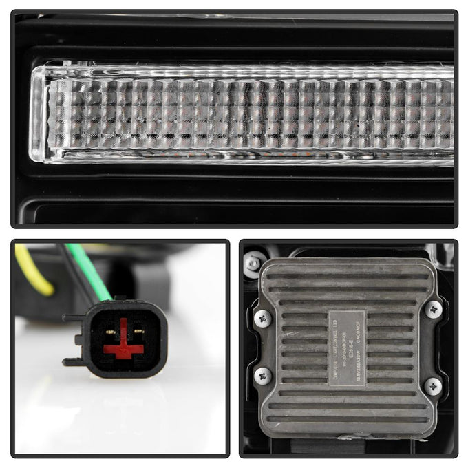 Black High Power LED Module ( Low Beam ) Equipped Headlights <br>20-22 Ford F-250 Super Duty F-350 Super Duty F-450 Super Duty
