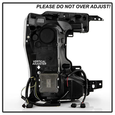 Black High Power LED Module ( Low Beam ) Equipped Headlights <br>20-22 Ford F-250 Super Duty F-350 Super Duty F-450 Super Duty