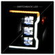 Black High Power LED Module ( Low Beam ) Equipped Headlights <br>20-22 Ford F-250 Super Duty F-350 Super Duty F-450 Super Duty