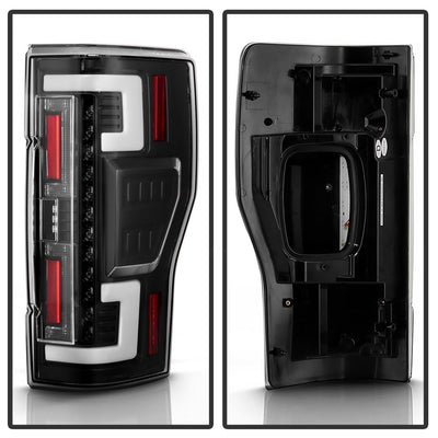 Black LED Tail Lights <br>20-21 Ford F-250 Super Duty