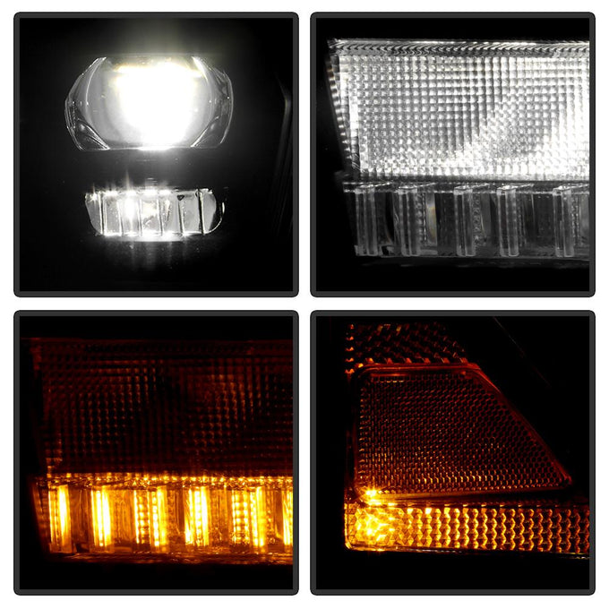Version 2 Black High Power LED Module ( Low Beam ) Equipped Headlights <br>09-18 Ram 1500 2500 3500