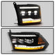 Version 2 Black High Power LED Module ( Low Beam ) Equipped Headlights <br>09-18 Ram 1500 2500 3500