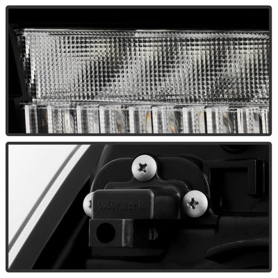Black High Power LED Module (High Beam And Low Beam) Equipped Headlights <br>13-18 Ram 1500