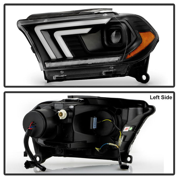 Sequential LED Turn Signal Lights Black Projector Headlights <br>11-13 Dodge Durango