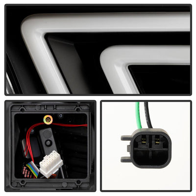 Sequential LED Turn Signal Lights Black Projector Headlights <br>11-13 Dodge Durango