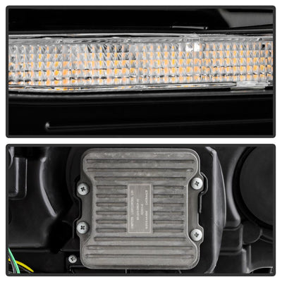 Black High Power LED Module (High Beam And Low Beam) Equipped Headlights <br>14-20 Toyota 4Runner