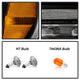 LED Crystal Light Bar Parking Lights Black Projector Headlights <br>20-21 Ford F-150