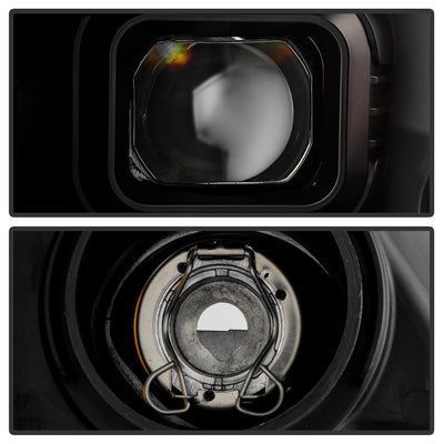 Sequential LED Turn Signal Lights Black Projector Headlights <br>20-21 Ford F-150