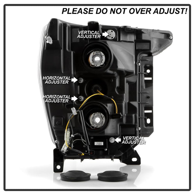 Sequential LED Turn Signal Lights Black Projector Headlights <br>20-21 Ford F-150