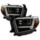 Black High Power LED Module (High Beam And Low Beam) Equipped Headlights <br>14-21 Toyota Tundra