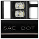 Black LED Tail Lights <br>21-23 Ford Bronco Sport Bronco