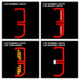 Black LED Tail Lights <br>21-23 Ford Bronco Sport Bronco