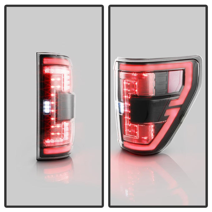 Black LED Tail Lights <br>20-23 Ford F-150