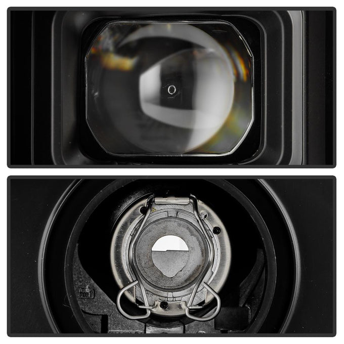 Sequential LED Turn Signal Lights Black Projector Headlights <br>20-23 Chevrolet Silverado 3500 HD Silverado 2500 HD