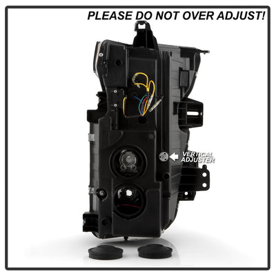 Sequential LED Turn Signal Lights Black Projector Headlights <br>20-23 Chevrolet Silverado 3500 HD Silverado 2500 HD