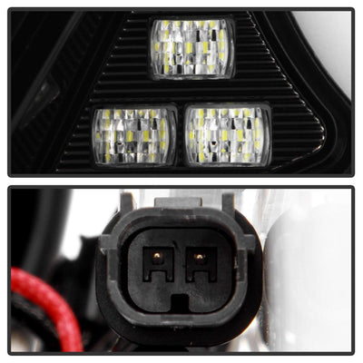 Black LED Tail Lights <br>16-19 Honda Civic