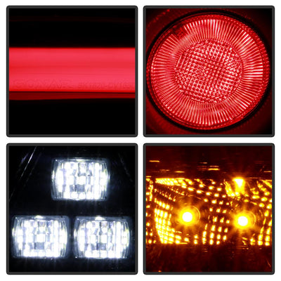Black LED Tail Lights <br>16-19 Honda Civic