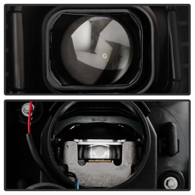 Black Version 2 High Power LED Module Headlights <br>07-14 GMC Yukon XL 1500 Yukon 07-13 GMC Yukon XL 2500