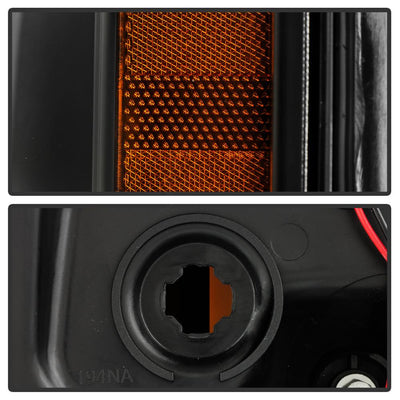 Black Version 2 High Power LED Module Headlights <br>07-14 GMC Yukon XL 1500 Yukon 07-13 GMC Yukon XL 2500