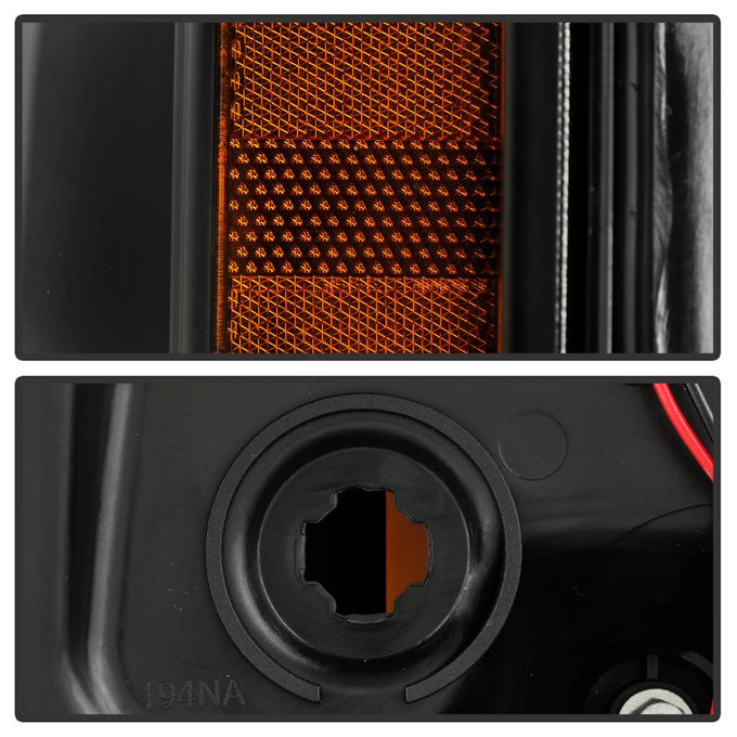 Black Version 2 High Power LED Module Headlights <br>07-14 GMC Yukon XL 1500 Yukon 07-13 GMC Yukon XL 2500