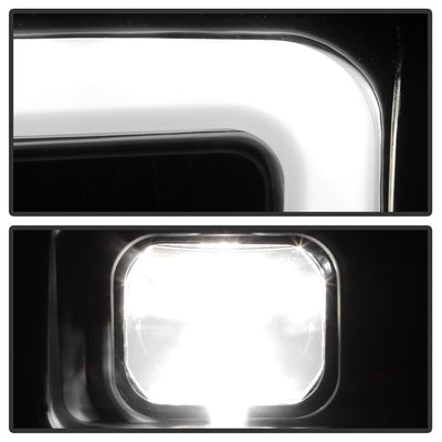 Black Version 2 High Power LED Module Headlights <br>07-14 GMC Yukon XL 1500 Yukon 07-13 GMC Yukon XL 2500