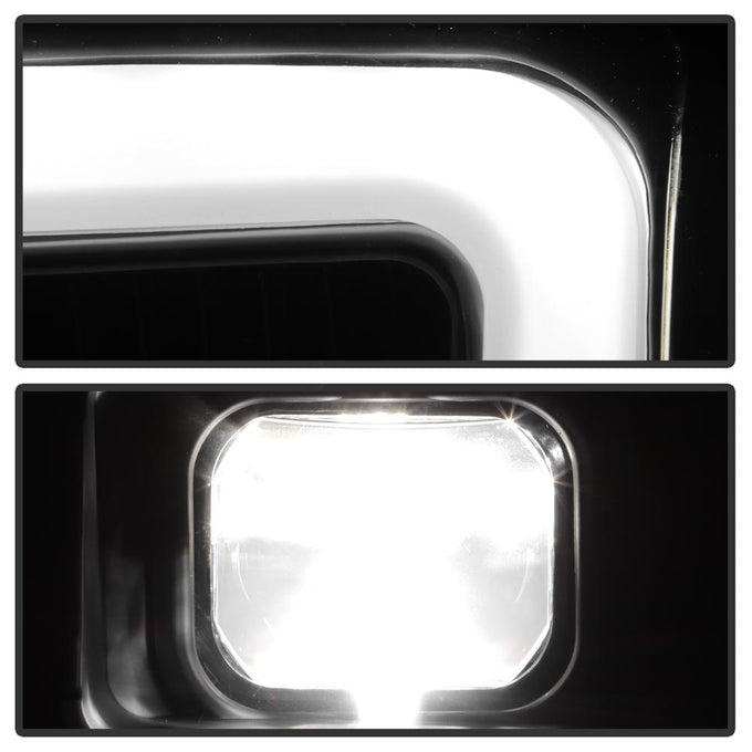 Black Version 2 High Power LED Module Headlights <br>07-14 GMC Yukon XL 1500 Yukon 07-13 GMC Yukon XL 2500