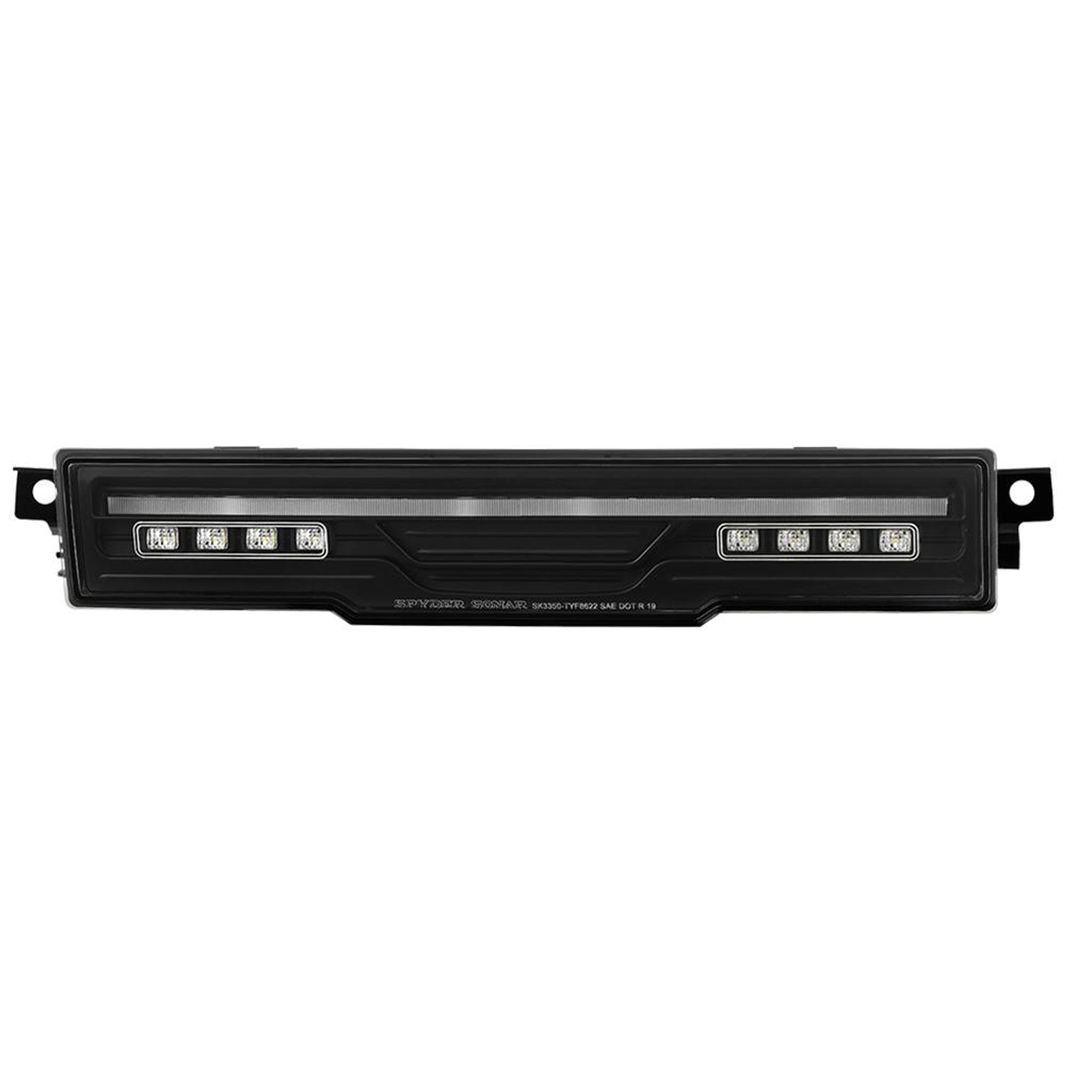 Black LED Rear Bumper Light With Fog Light <br>22-24 Subaru BRZ 22-24 Toyota GR86