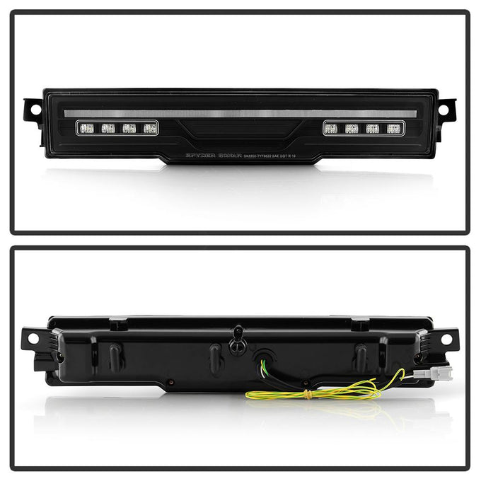 Black LED Rear Bumper Light With Fog Light <br>22-24 Subaru BRZ 22-24 Toyota GR86