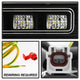 Black LED Rear Bumper Light With Fog Light <br>22-24 Subaru BRZ 22-24 Toyota GR86