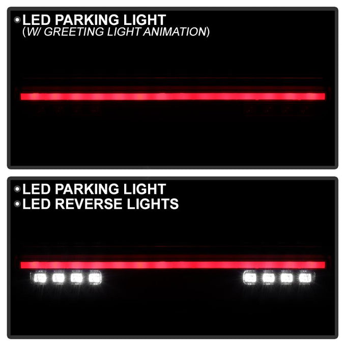Black LED Rear Bumper Light With Fog Light <br>22-24 Subaru BRZ 22-24 Toyota GR86