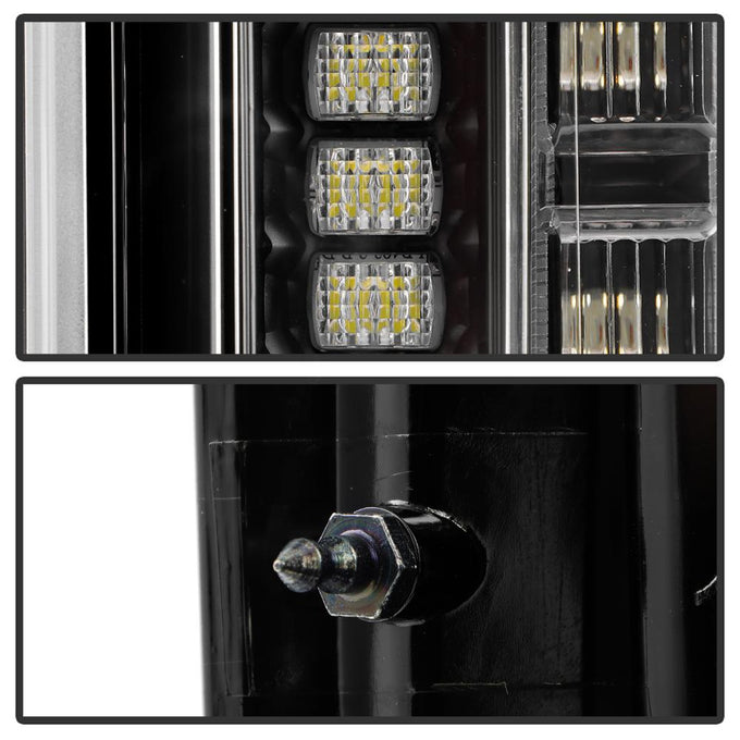 Black Set LED Tail Lights <br>17-18 Ford F-250 Super Duty