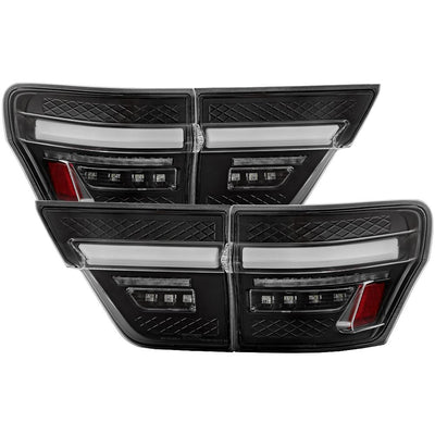 Black LED Tail Lights <br>11-13 Jeep Grand Cherokee