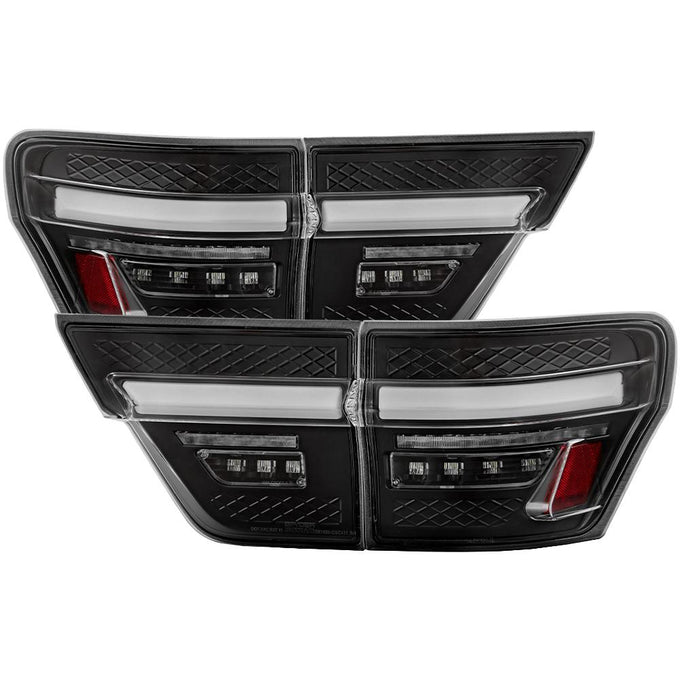 Black LED Tail Lights <br>11-13 Jeep Grand Cherokee