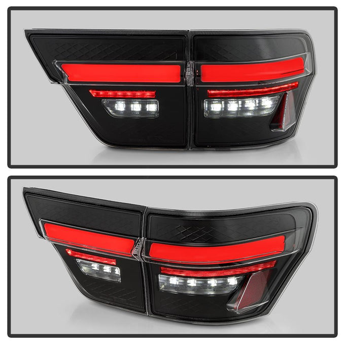 Black LED Tail Lights <br>11-13 Jeep Grand Cherokee