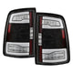 Black Factory LED Tail Lights Model Only <br>19-24 Ram 3500 20-24 Ram 2500