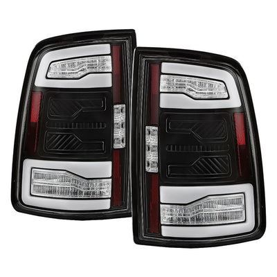 Black Factory LED Tail Lights Model Only <br>19-24 Ram 3500 20-24 Ram 2500