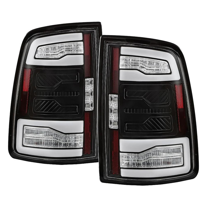 Black Factory LED Tail Lights Model Only <br>19-24 Ram 3500 20-24 Ram 2500