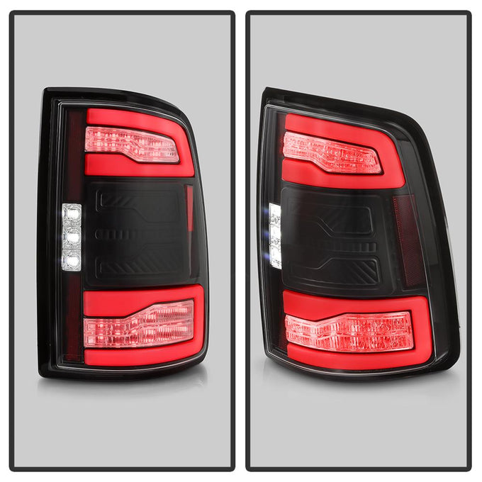 Black Factory LED Tail Lights Model Only <br>19-24 Ram 3500 20-24 Ram 2500