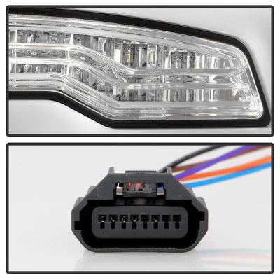 Black Factory LED Tail Lights Model With Blind Spot Module Model Only <br>19-24 Ram 2500 3500
