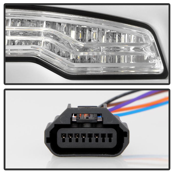 Black Factory LED Tail Lights Model With Blind Spot Module Model Only <br>19-24 Ram 2500 3500