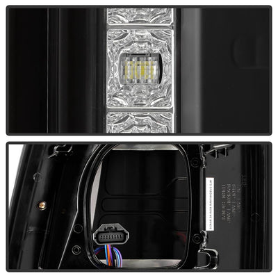 Black Factory LED Tail Lights Model With Blind Spot Module Model Only <br>19-24 Ram 2500 3500